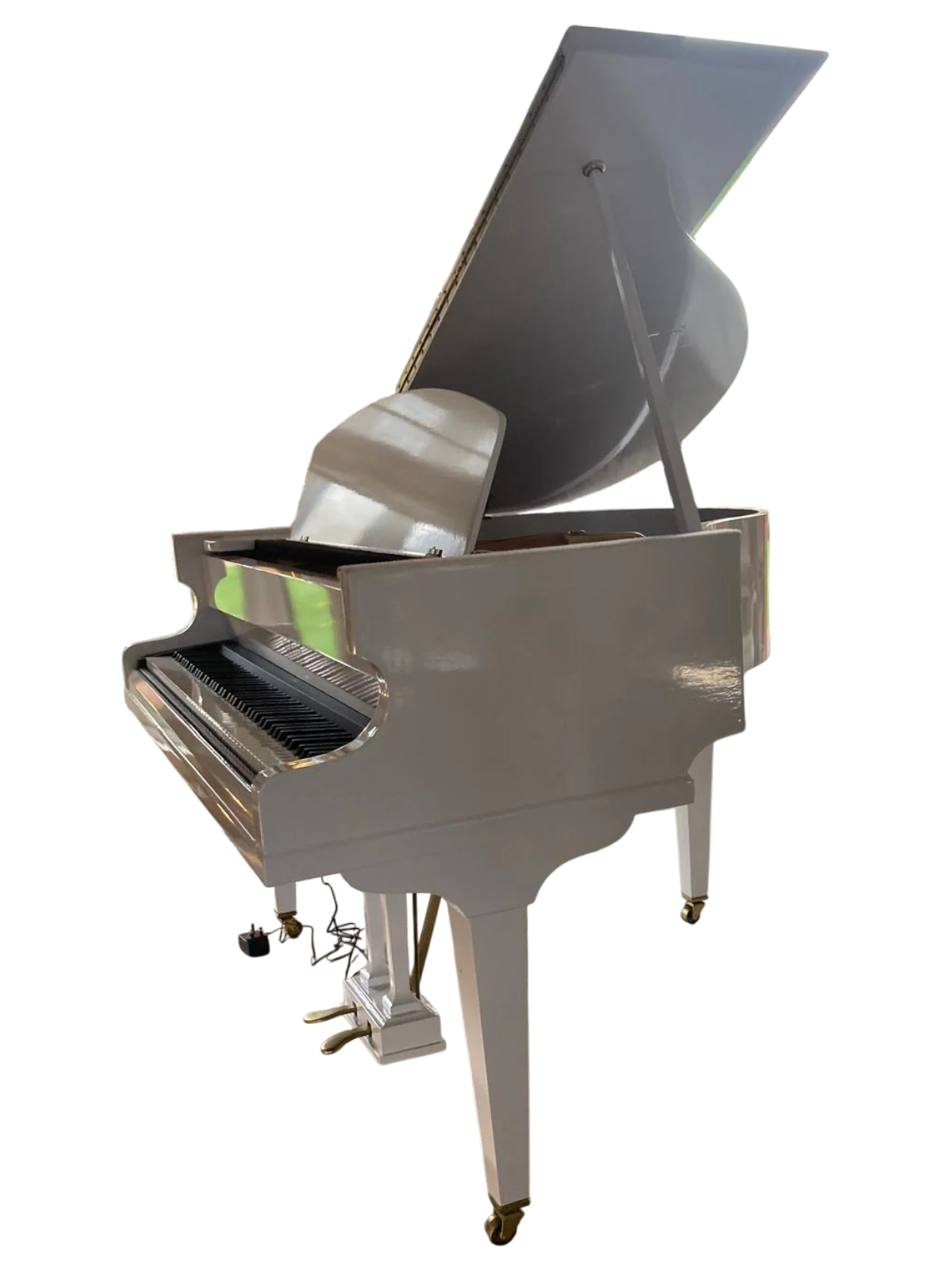 SOLD - Digital-Converted White Baby Grand Piano | Acoustic Grand with Built-In Digital System | UK Delivery”.