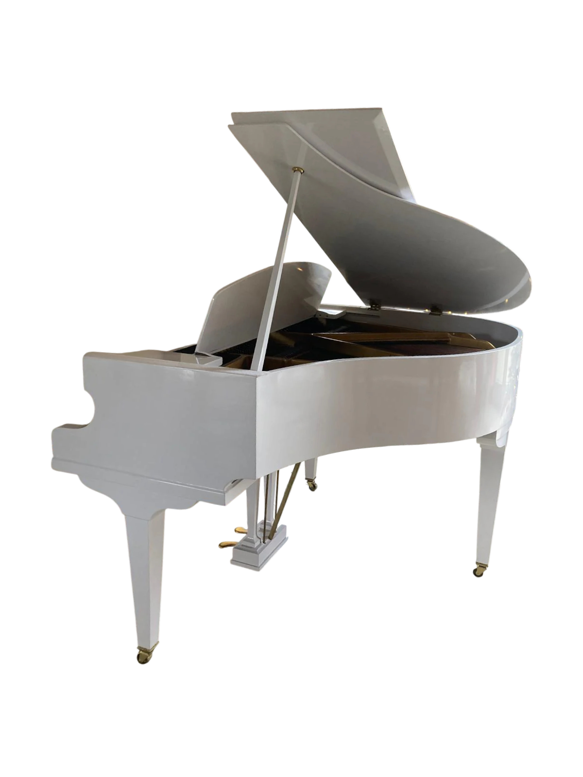 SOLD - Digital-Converted White Baby Grand Piano | Acoustic Grand with Built-In Digital System | UK Delivery”.