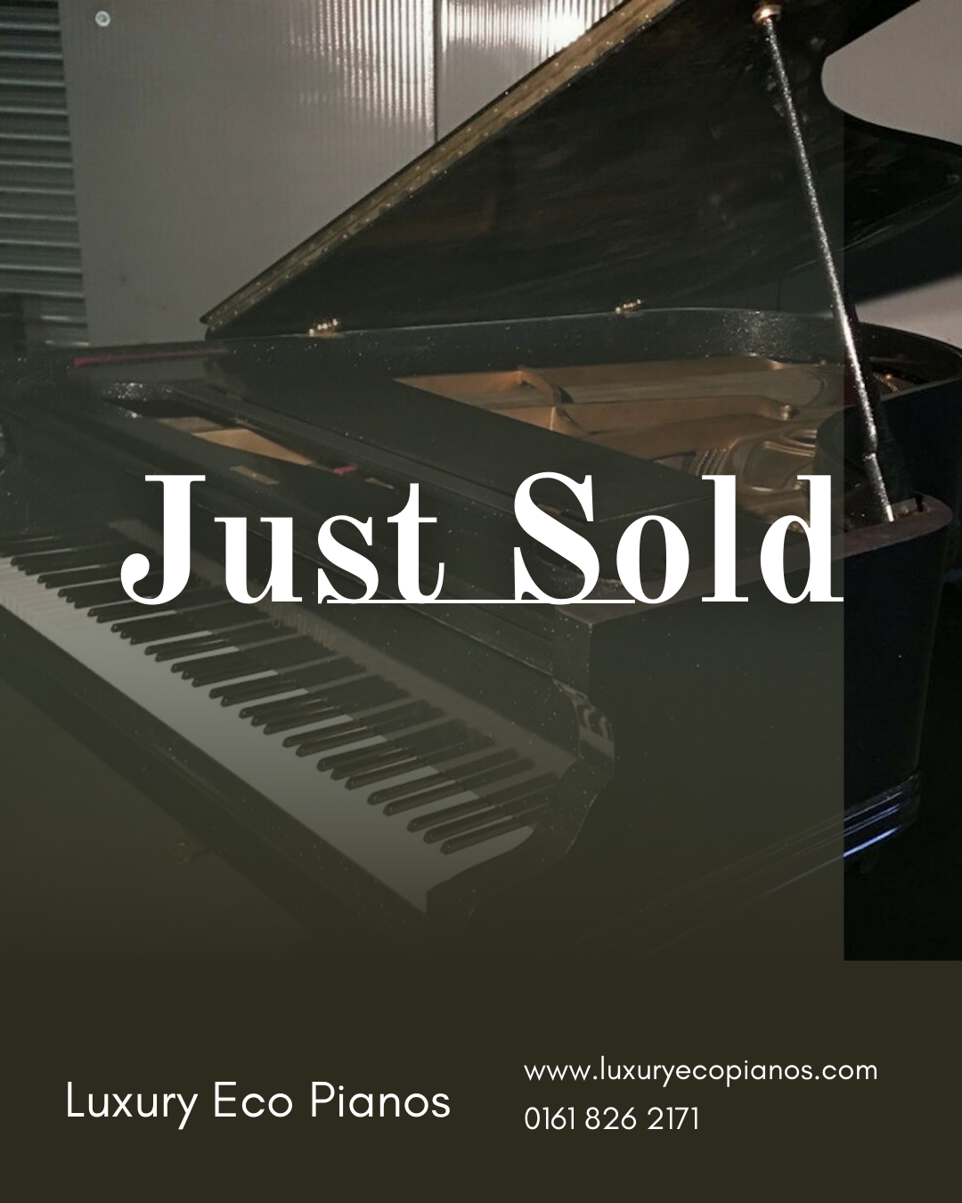 SOLD - Luxury Black Self-Playing Baby Grand Piano | Full Digital System | Delivery Included..