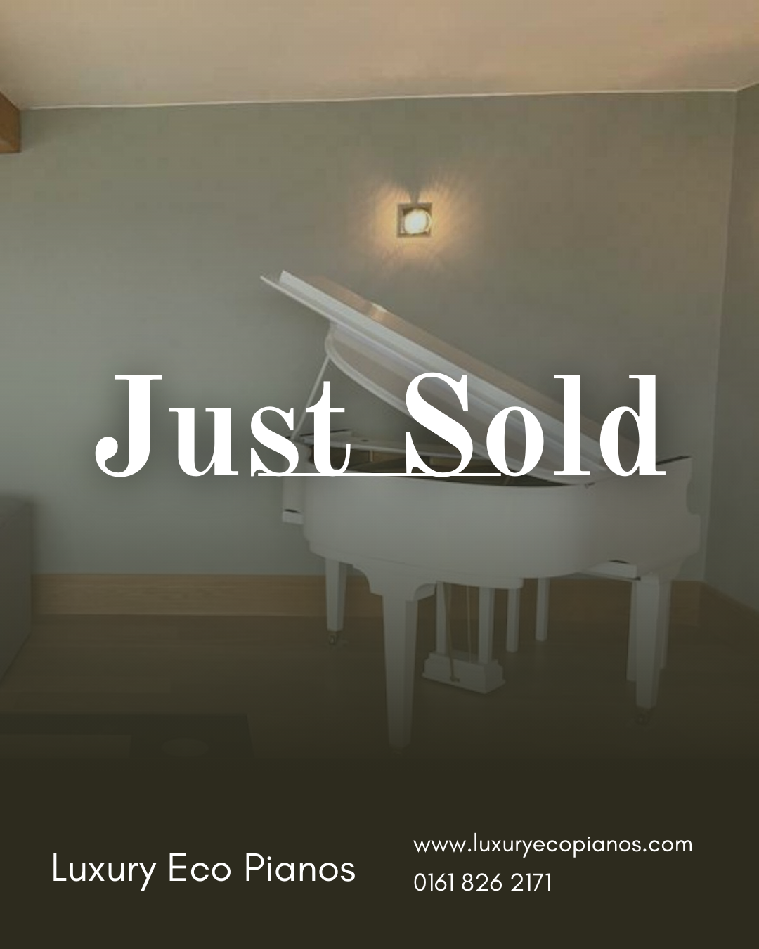 SOLD - Digital-Converted White Baby Grand Piano | Acoustic Grand with Built-In Digital System | UK Delivery”.