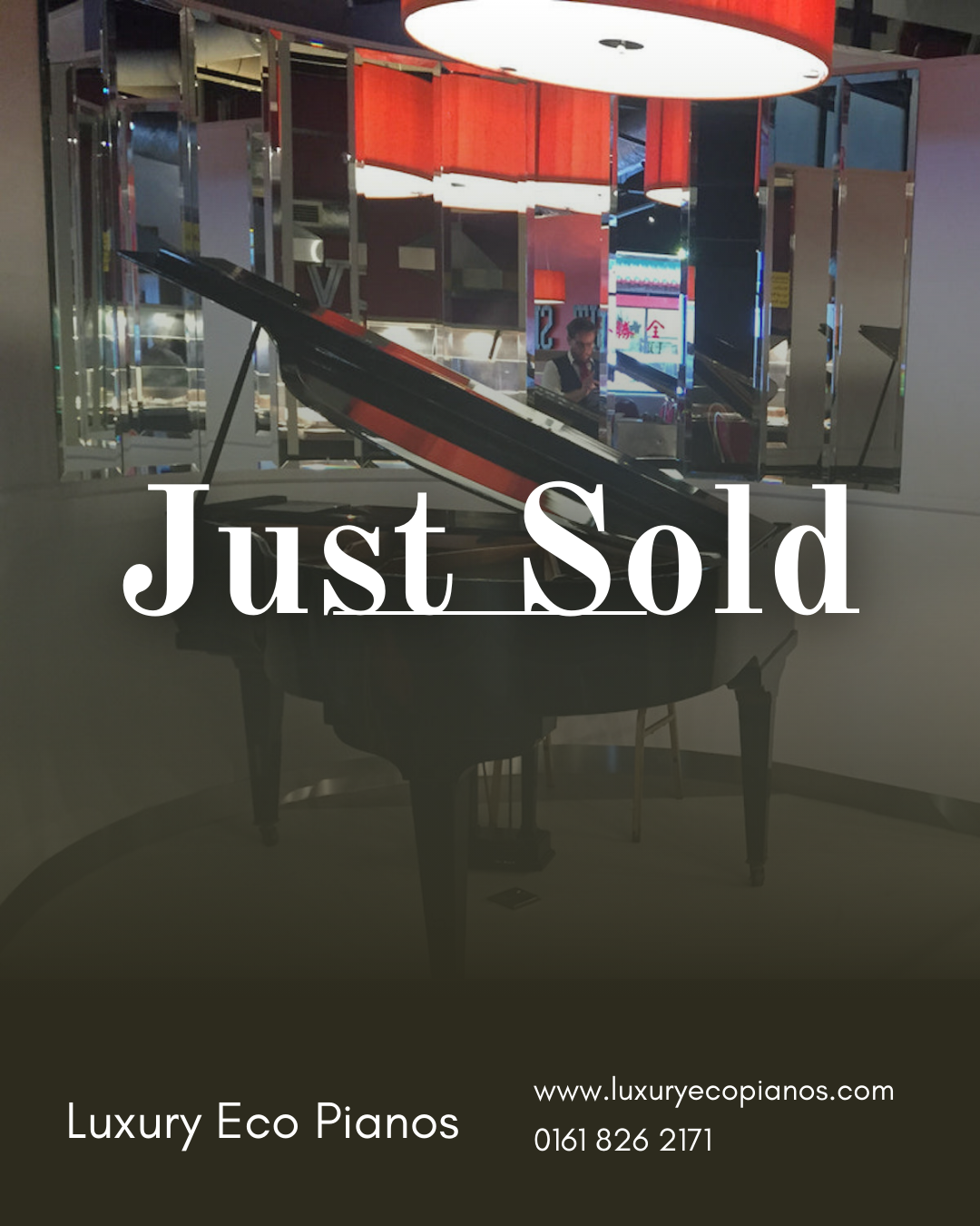 SOLD - Digital-Converted Black Baby Grand Piano | Acoustic Grand with Built-In Digital System | UK Delivery”