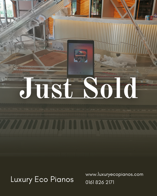 SOLD - Luxury Transparent Self-Playing Baby Grand Piano | Full Self Playing System | Delivery Included