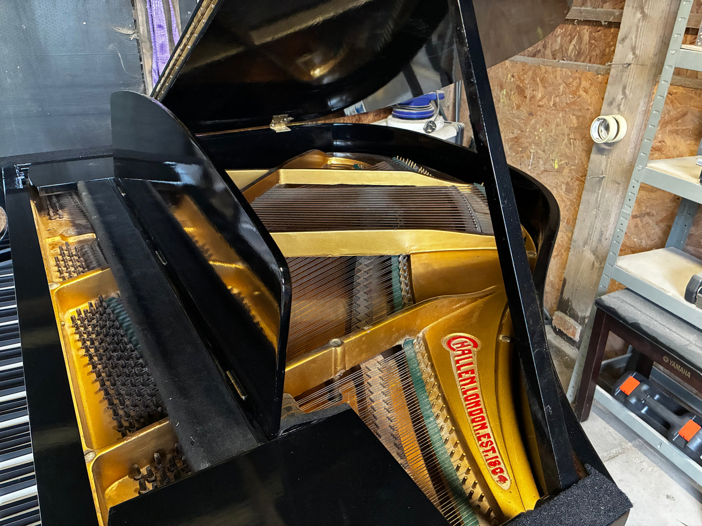 Digital-Converted Black Baby Grand Piano | Acoustic Grand with Built-In Digital System | UK Delivery”