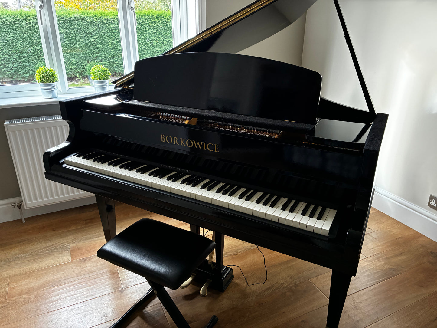 Digital-Converted Black Baby Grand Piano | Acoustic Grand with Built-In Digital System | UK Delivery”