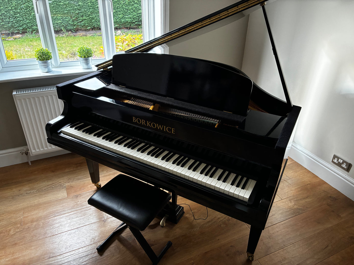Digital-Converted Black Baby Grand Piano | Acoustic Grand with Built-In Digital System | UK Delivery”