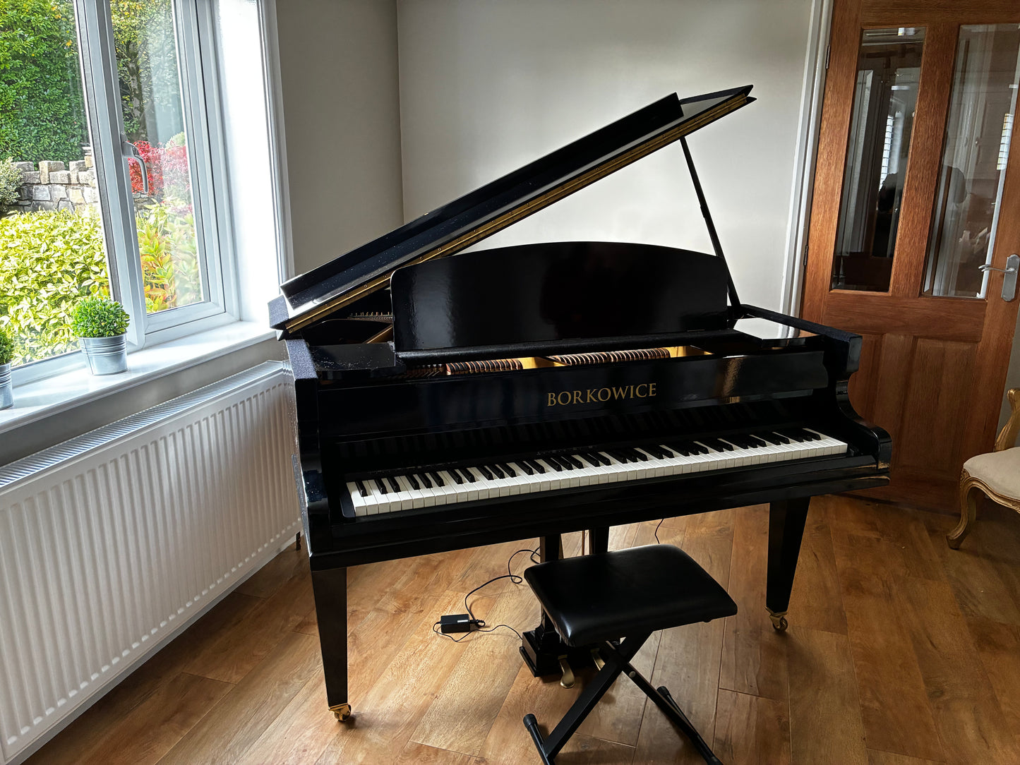 Digital-Converted Black Baby Grand Piano | Acoustic Grand with Built-In Digital System | UK Delivery”