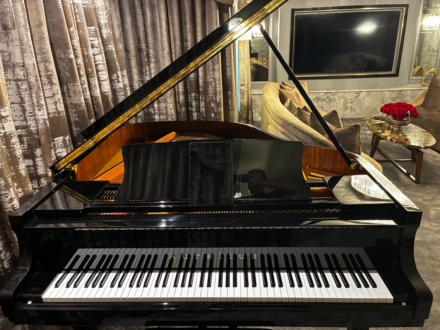 Baby Grand Piano Sizing Template