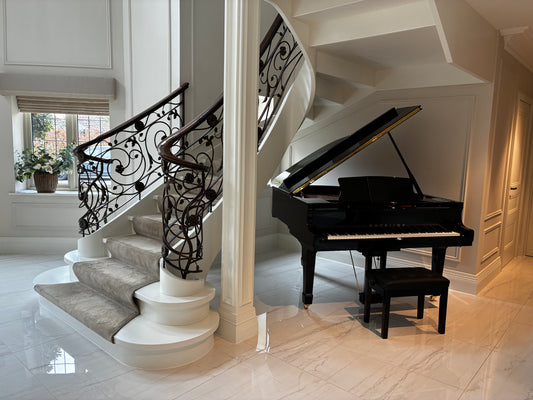 Luxury Black Self-Playing Baby Grand Piano | Full Digital System | Delivery Included