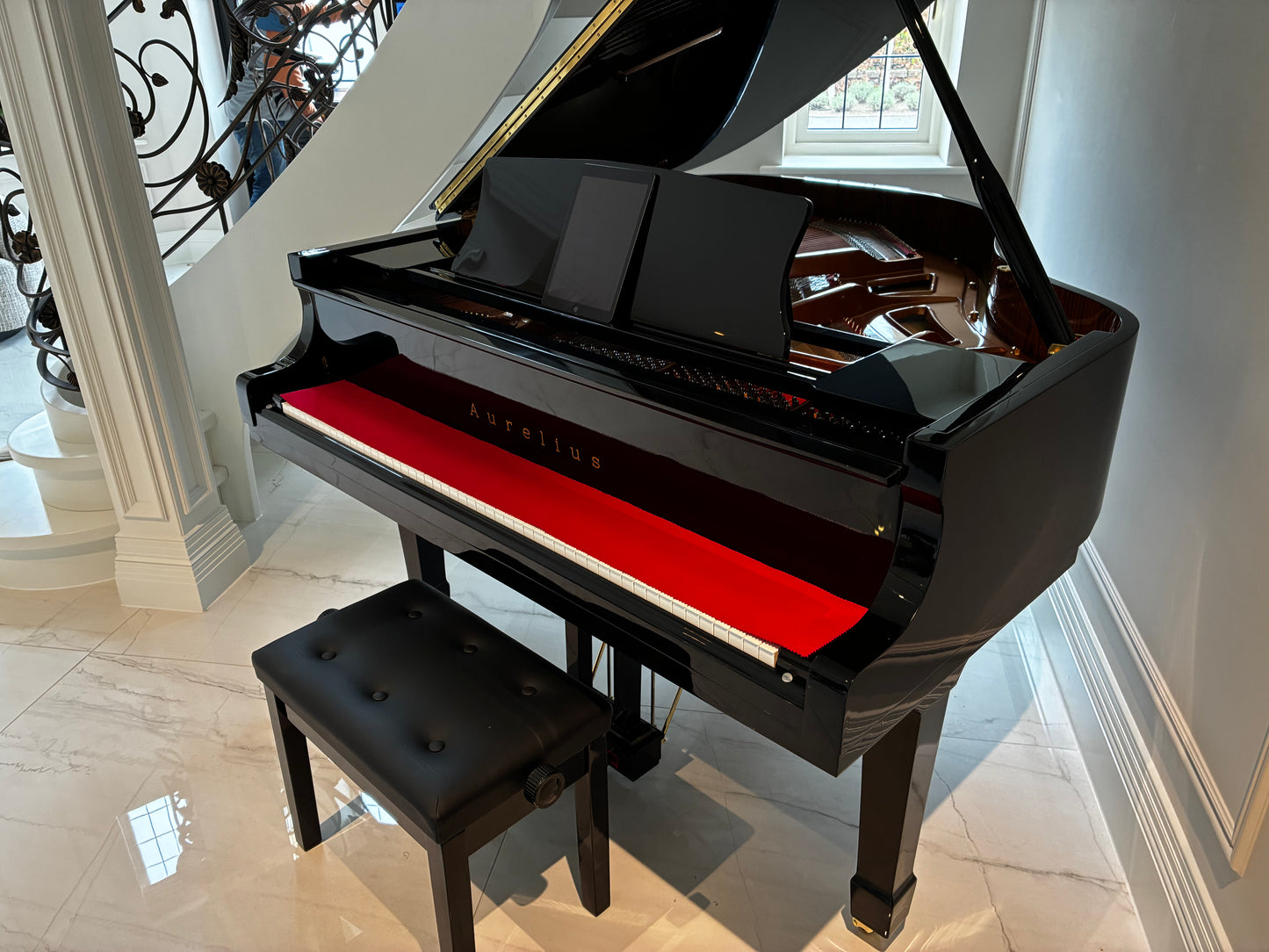 Luxury Black Self-Playing Baby Grand Piano | Full Digital System | Delivery Included