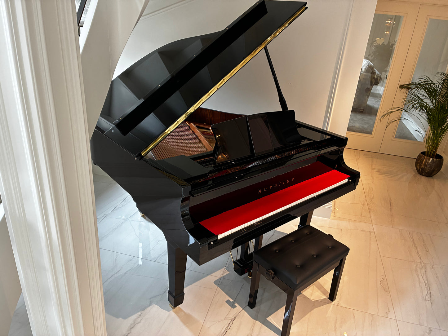 Luxury Black Self-Playing Baby Grand Piano | Full Digital System | Delivery Included