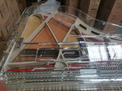 PAY MONTHLY NO INTEREST -Luxury Transparent Self-Playing Baby Grand Piano | Full Self Playing System | Delivery Included