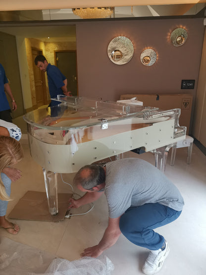 The Self Playing Transparent Grand Piano