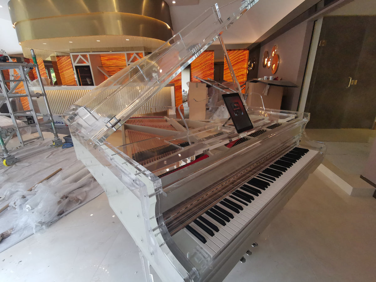 The Self Playing Transparent Grand Piano