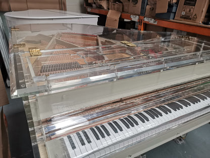 PAY MONTHLY NO INTEREST -Luxury Transparent Self-Playing Baby Grand Piano | Full Self Playing System | Delivery Included