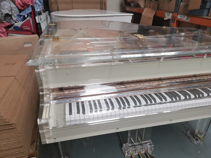 PAY MONTHLY NO INTEREST -Luxury Transparent Self-Playing Baby Grand Piano | Full Self Playing System | Delivery Included