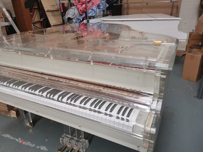PAY MONTHLY NO INTEREST -Luxury Transparent Self-Playing Baby Grand Piano | Full Self Playing System | Delivery Included