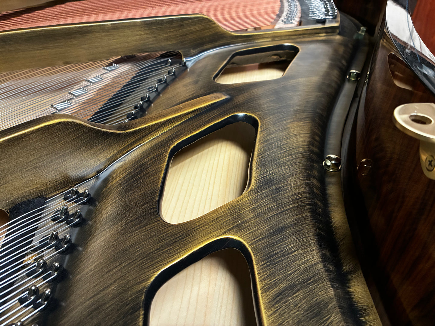 The Aurelia 170 Designer Brushed-Gold Piano