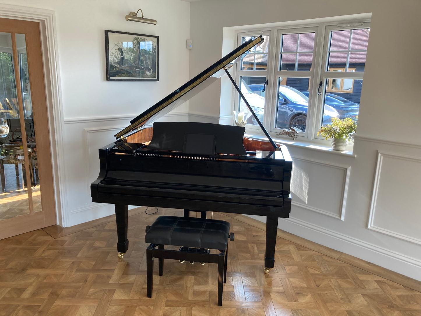 SOLD - Luxury Black Self-Playing Baby Grand Piano | Full Digital System | Delivery Included.