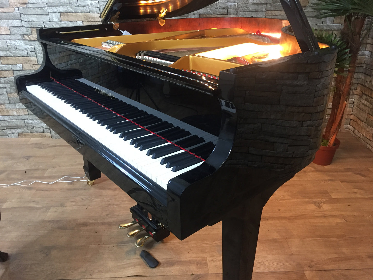 Bespoke Acoustic Black Baby Grand Piano