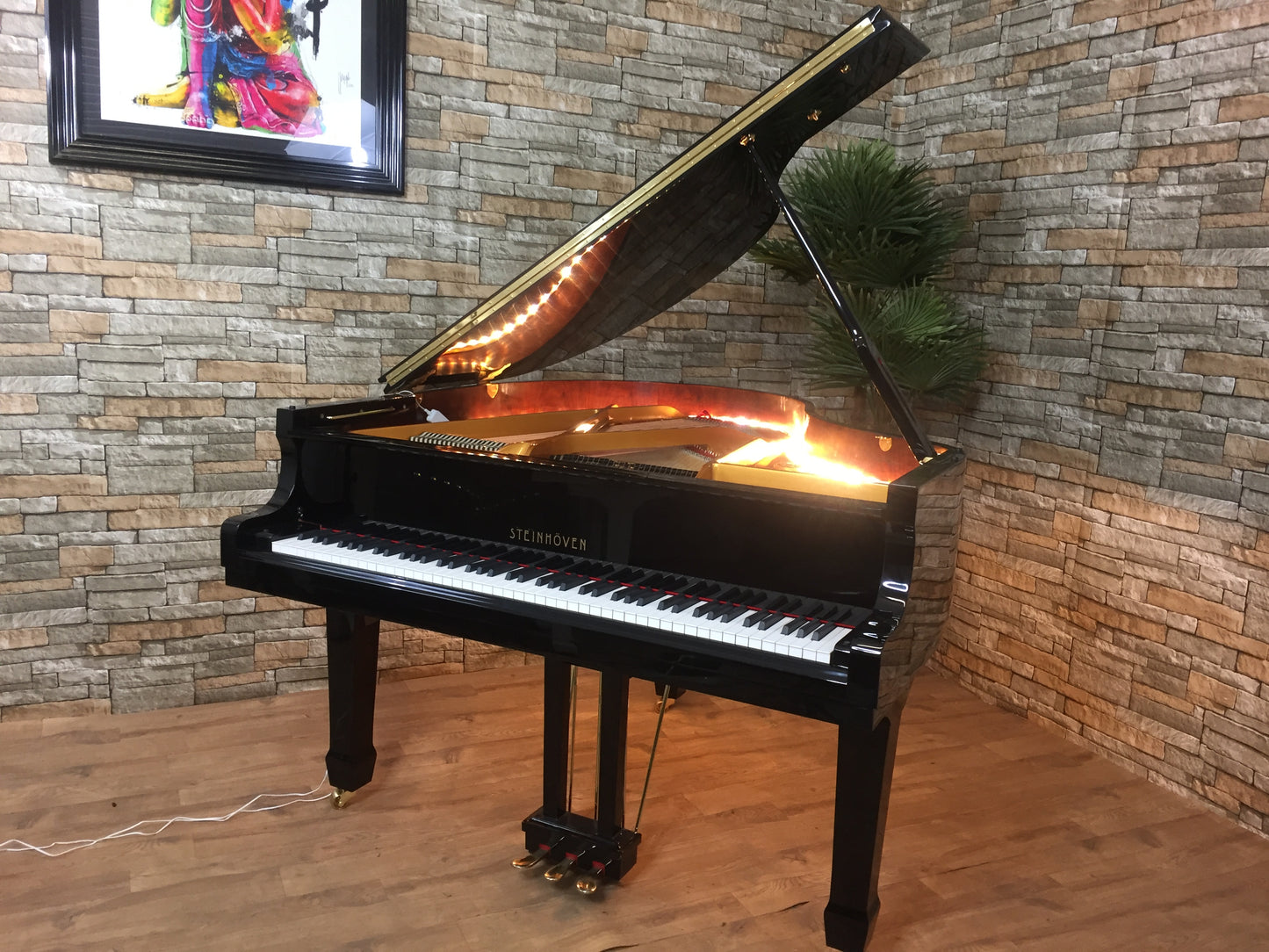 Bespoke Acoustic Black Baby Grand Piano