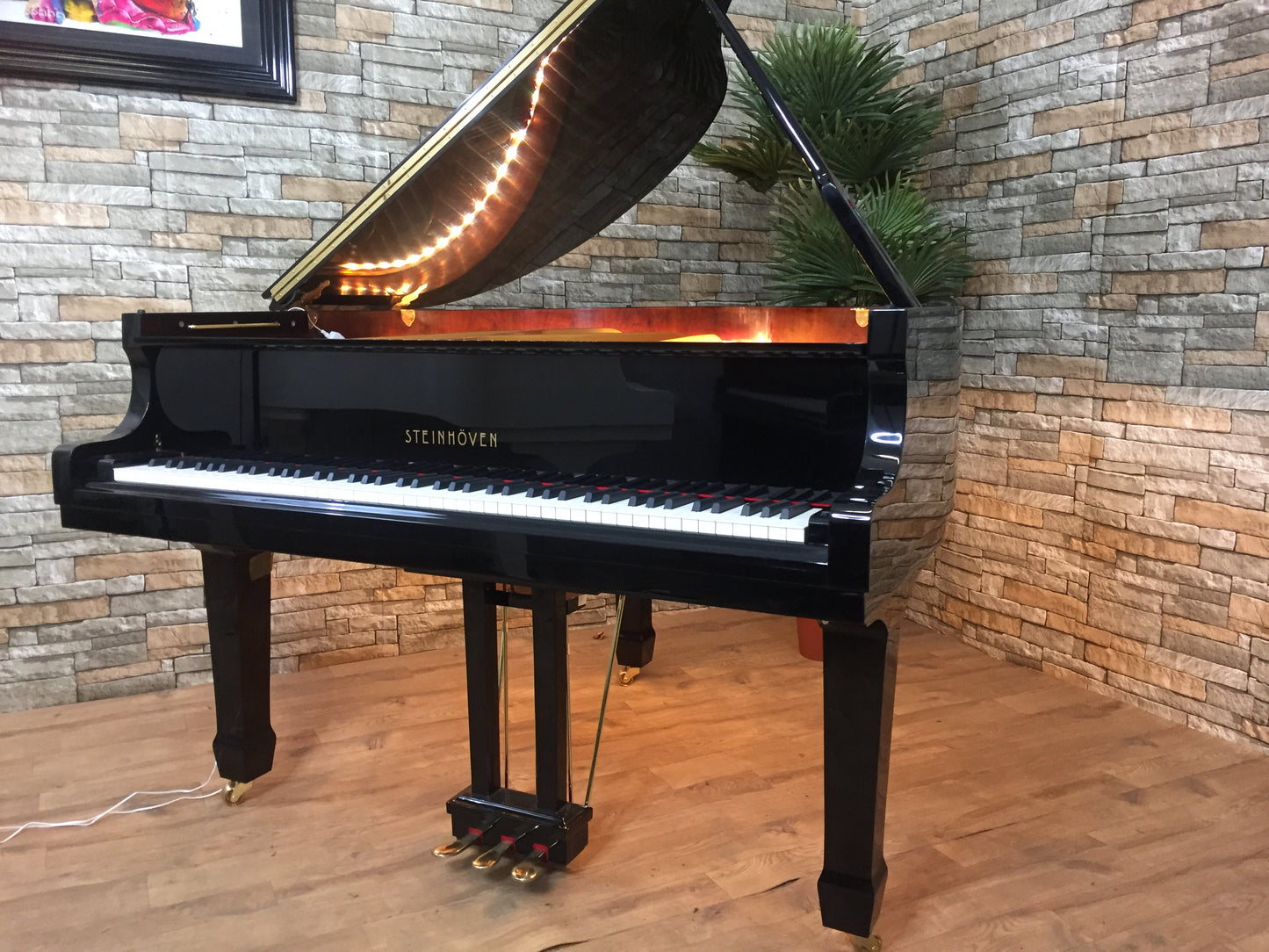 Bespoke Acoustic Black Baby Grand Piano