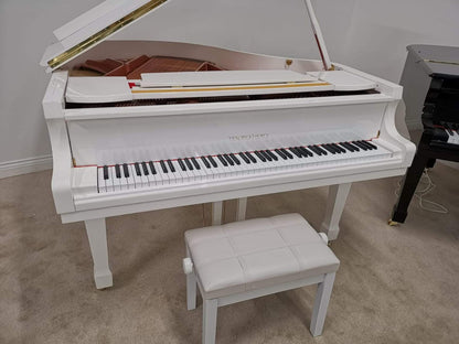 Luxury White Self-Playing Baby Grand Piano | Full Digital System | Delivery Included