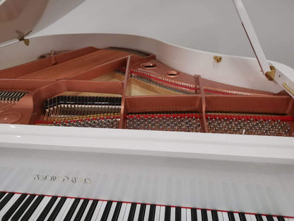 Luxury White Self-Playing Baby Grand Piano | Full Digital System | Delivery Included
