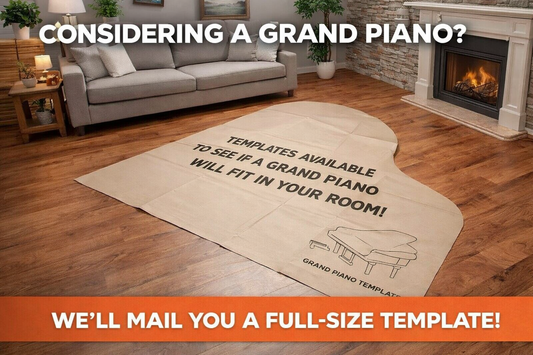 Baby Grand Piano Sizing Template
