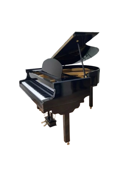 Digital-Converted Black Baby Grand Piano | Acoustic Grand with Built-In Digital System | UK Delivery”