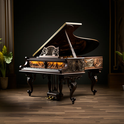 "The Old Library Piano" Self Playing Grand Piano Concept