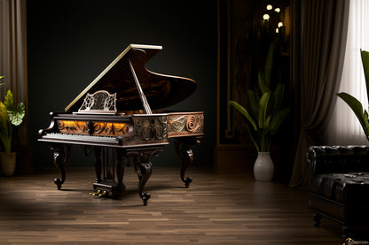 "The Old Library Piano" Self Playing Grand Piano Concept