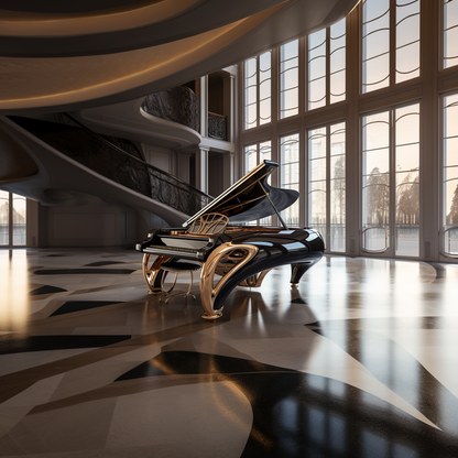 "The 1920s Empire Jazz" Self Playing Grand Piano Concept
