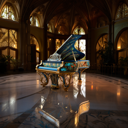 "The Oceanic" Self Playing Grand Piano Concept
