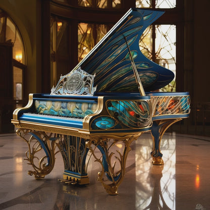 "The Oceanic" Self Playing Grand Piano Concept
