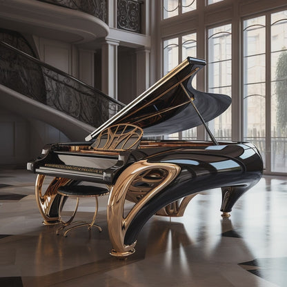 "The 1920s Empire Jazz" Self Playing Grand Piano Concept