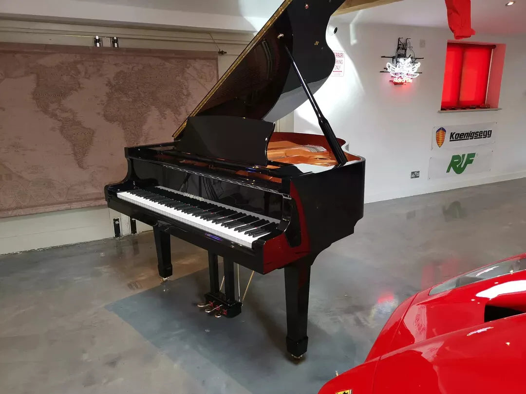 Brand New Full-Size Digital Baby Grand Piano — Black Gloss Lacquer