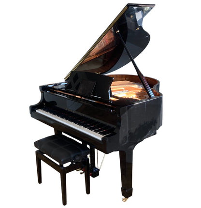 PAY MONTHY NO INTEREST - Luxury Black Self-Playing Baby Grand Piano | Full Digital System | Delivery Included
